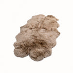 Quad Light Brown Sheepskin Rug - Rogey