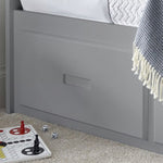 Quest Grey Wooden 3 Drawer Bed Single - Rogey