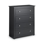 Radley 4 Drawer Chest - Anthracite - Rogey