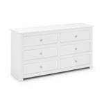 Radley 6 Drawer Chest - Surf White - Rogey