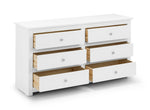 Radley 6 Drawer Chest - Surf White - Rogey