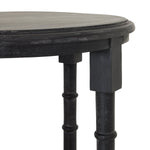 Raffles Black Tall Round Side Table - Rogey