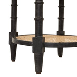 Raffles Black Tall Round Side Table - Rogey