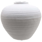 Regola Large Matt White Ceramic Vase - Rogey