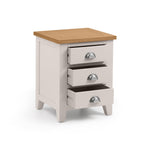 Richmond 3 Drawer Bedside - Rogey