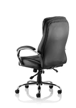 Rocky High Back Executive Black Leather Office Chair with Arms - Rogey