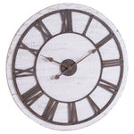 Rustic Wooden Clock With Aged Numerals And Hands - Rogey