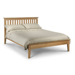 Salerno Shaker Bed 150cm Oak - Rogey