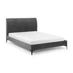 Sanderson Diamond Quilted Velvet Bed 135cm - Rogey