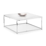 Scala White Marble Top Coffee Table - Rogey