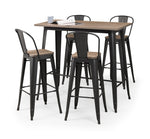 Set Of 2 Grafton Metal Bar Stools - Rogey