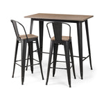 Set Of 2 Grafton Metal Bar Stools - Rogey