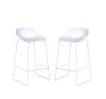 Set Of 2 Rocco Stools - White - Rogey