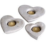 Set Of Three Heart Tea Light Holders - Rogey