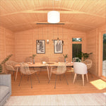 Sherwood Rufford 5m x 4m Insulated Garden Room - Rogey