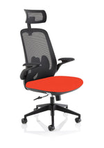 Sigma Executive Mesh Chair With Folding Arms - Rogey