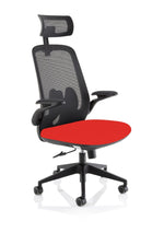 Sigma Executive Mesh Chair With Folding Arms - Rogey