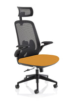 Sigma Executive Mesh Chair With Folding Arms - Rogey