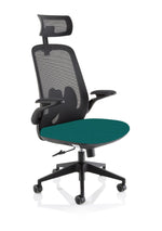 Sigma Executive Mesh Chair With Folding Arms - Rogey