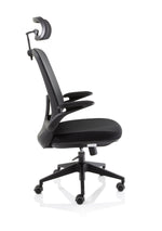 Sigma Executive Mesh Chair With Folding Arms - Rogey