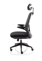 Sigma Executive Mesh Chair With Folding Arms - Rogey