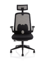 Sigma Executive Mesh Chair With Folding Arms - Rogey