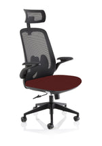 Sigma Executive Mesh Chair With Folding Arms - Rogey