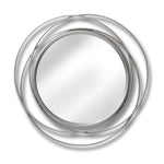 Silver Circled Wall Art Mirror - Rogey