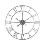 Silver Foil Skeleton Wall Clock - Rogey