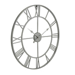 Silver Skeleton Wall Clock - Rogey