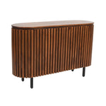 Slatted Mango Wood Large 2 Doors Sideboard - Rogey