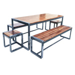 Spitalfields Acacia Wood 5 Piece Furniture Set - Rogey