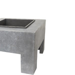 Square Fire Pit & Square Console Cement H40Cm W58Cm - Rogey