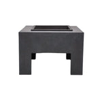 Square Fire Pit & Square Console Granite H40Cm W58Cm - Rogey