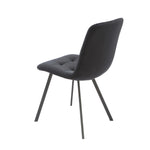 Squared Black Dining Chair (set of 2) - Rogey