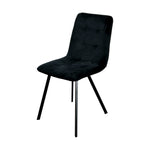 Squared Black Dining Chair (set of 2) - Rogey