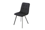 Squared Black Dining Chair (set of 2) - Rogey