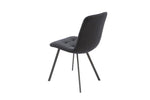 Squared Black Dining Chair (set of 2) - Rogey