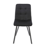 Squared Black Dining Chair (set of 2) - Rogey