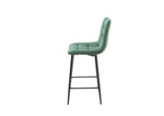 Squared Green Kitchen Bar Stool (set of 2) - Rogey