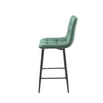 Squared Green Kitchen Bar Stool (set of 2) - Rogey