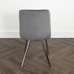 Squared Grey Dining Chair (set of 2) - Rogey