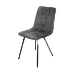 Squared Grey Dining Chair (set of 2) - Rogey