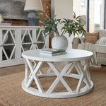 Stamford Plank Collection Round Coffee Table - Rogey