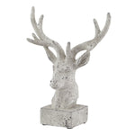 Stone Effect Stag Ornament - Rogey