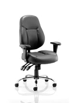 Storm High Back Task Operator Office Chair with Arms - Rogey