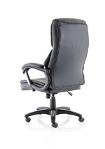 Stratford High Back Executive Black Leather Office Chair with Arms - Rogey