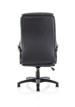 Stratford High Back Executive Black Leather Office Chair with Arms - Rogey