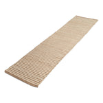 Striped Wool & Jute Runner Rug (60 x 230cm) - Rogey