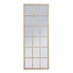 Tall Washed Wood Window Mirror - Rogey